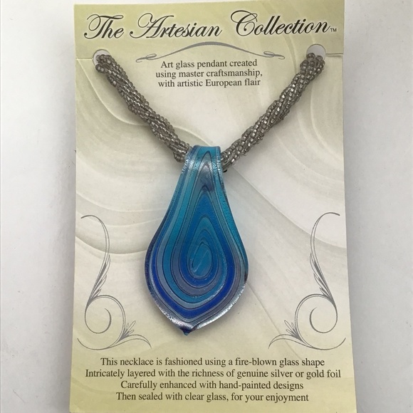 Jewelry | The Artesian Collection Art Glass Necklace | Poshmark